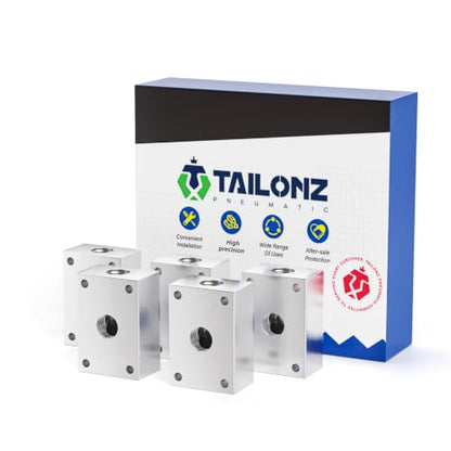TAILONZ 5Pcs 3/8 Inch Air Manifold Shunt Block - size: 3/8" NPT-5PCS