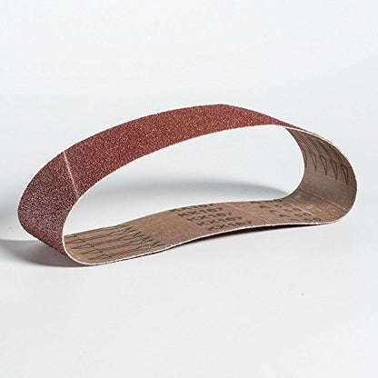 Mercer Industries 110050-4" x 24" Aluminum Oxide Sanding Belts, 50 Grit (10 Pack) - size: 4 x 24, style: 50 Grit