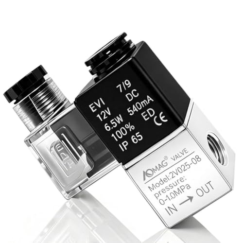 1/4inch NPT DC 12V 2 Way Normally Closed Electric Solenoid Air Valve - size: 1/4" Port, style: DC12V