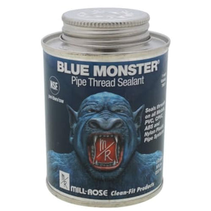 Heavy-Duty Industrial Grade Pipe Thread Sealant, 8 oz Blue – Non-Hardening Pipe Thread Compound for Metal & PVC Pipes – Leak-Proof, Lead-Free, Non-Toxic
