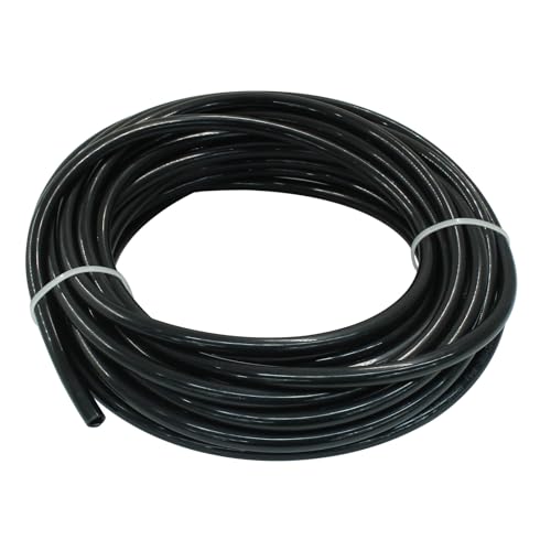 8mm x 5mm Pneumatic Tubing PU Polyurethane, Black, 32.8ft - color: Black, size: 8 x 5mm-32.8ft