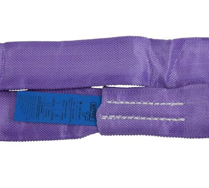 Mytee Products Endless Round Sling 4' Purple 2600# Vertical, 2100# Choker, 5200# Basket Crane Rigging Hoist Wrecker Recovery - color: Purple - Vertical Capacity: 2,600 lbs., size: 4 Feet, style: 1 - Pack