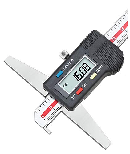 Depth Gauge Vernier Caliper 0-150mm 0-200mm,0-300mm (Digital 300mm(Single Hook)) - size: digital 300mm(single hook)
