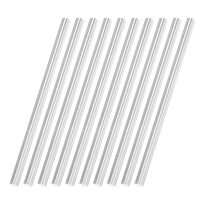 uxcell 10Pcs Round Steel Rods, 4.4mm x 100mm High Speed Steel (HSS) Aluminium Rod Steel Bar for Shaft Gear Drill Lathes Boring Machine - size: 4.4mm x 100mm