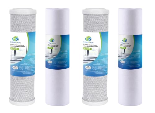 CFS Reverse Osmosis Filter Replacement Kit, Sediment & Carbon, 2 Sets - size: 2 Pack