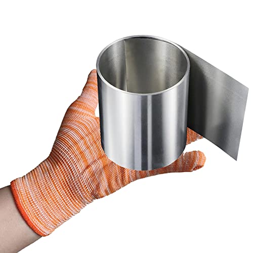 Stainless Steel Shim Stock, 304 Stainless Steel Shim Stock Roll, Full Hard Temper, 50" Long x 6" Wide x 0.004" Thick - size: 50" Long x 6" Wide x 0.004"