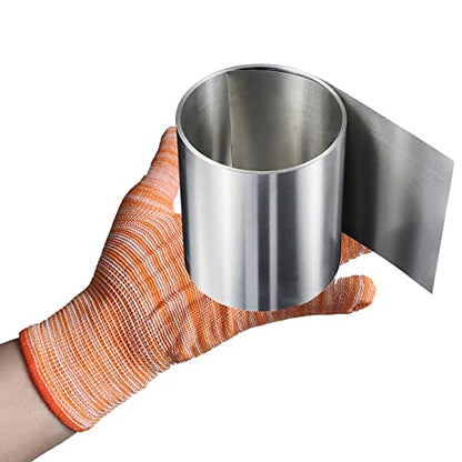 Stainless Steel Shim Stock, 304 Stainless Steel Shim Stock Roll, Full Hard Temper, 50" Long x 6" Wide x 0.004" Thick - size: 50" Long x 6" Wide x 0.004"