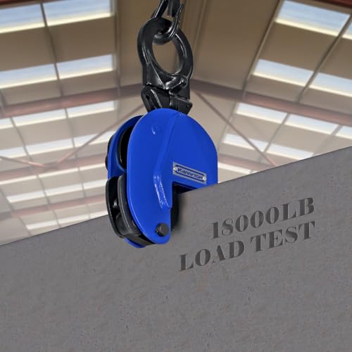 2Ton/4400LB Vertical Lifting Plate Clamp, Jaw Opening 1.3IN - style: 2 Ton