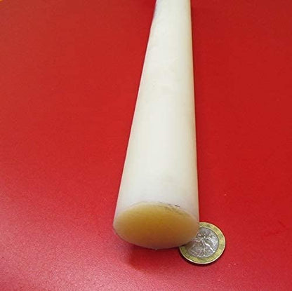 Natural Nylon 6/6 Extruded Round Rod 1.50" (1-1/2") x 4 Ft Length 1 pc