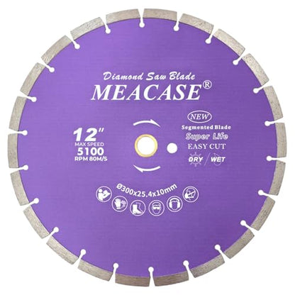 12 inch General Purpose Segmented Diamond Saw Blade for Concrete Masonry Brick Block Stone - style: 12''