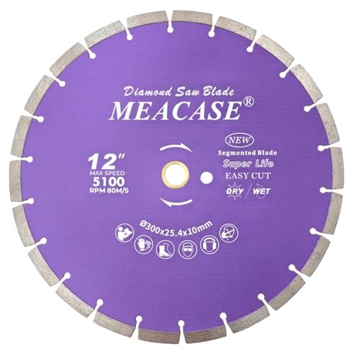 12 inch General Purpose Segmented Diamond Saw Blade for Concrete Masonry Brick Block Stone - style: 12''