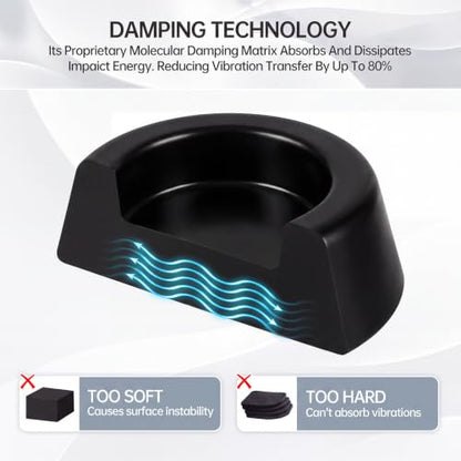 Anti Vibration Pads for Washing Machine, 4Pcs - color: Black, size: 4pcs