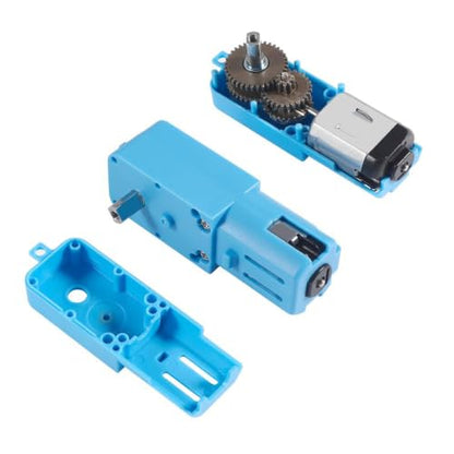 DIANN 4pcs TT Motor DC 3-6V Gearbox Motor 110RPM Ratio 1:90 Shaft Motor for DIY Smart Car Robot - style: TT Motor Blue 4pcs