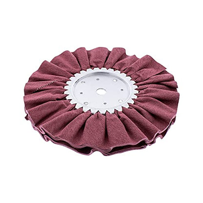 United Pacific 10-Inch Red Treated Airway Buff, Model 90089
