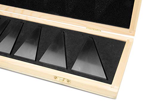 WEN 10412 12-Piece Steel Angle Gauge Block Set with Case