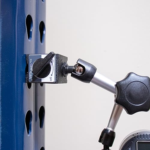Clockwise Tools Mini Magnetic Base, MGBR-03, Magnetic Stand for Digital Dial Indicators, 88lbs Max Pull - style: MGBR-03 Mini