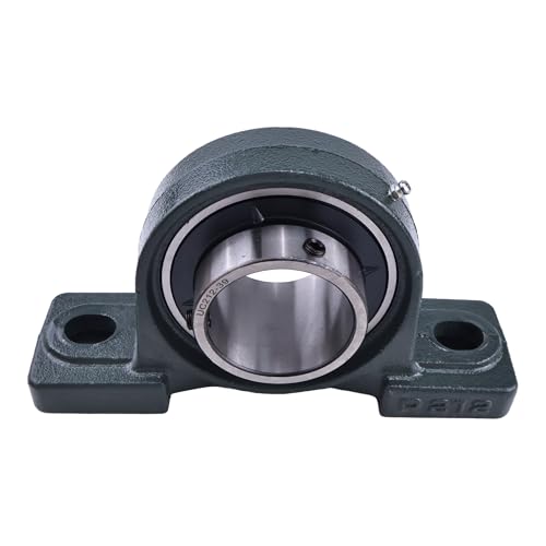 JEENDA 2-7/16" Bearing NP-39 P2B-SC-207 UCP212-39 for Agriculture Machines Industrial Applications Pillow Block Bearing
