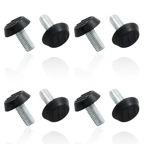 8 Pcs Furniture Levelers M8 x 20mm, Adjuster Mini Feet - size: M8 x 20mm