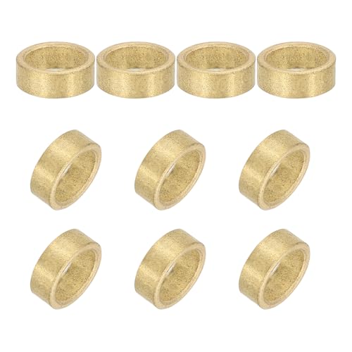 uxcell 50Pcs Sleeve Bearings, 6mm Bore x 8mm OD x 3mm Length, Self-Lubricating Sintered Bronze Bushings - size: 6mm Bore x 8mm OD x 3mm Length