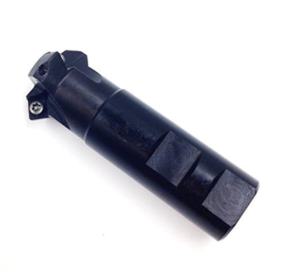 HHIP 2076-0010 45 Degree Carbide 1-1/2" X 1 Shank 3-Insert Indexable Chamering End Mill - size: 1-1/2"