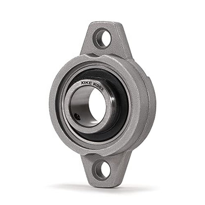 XIKE 4 Pcs KFL003 Mounted Pillow Block Bearings Bore 17mm/0.66inch. - size: KFL003 Bore 17 mm