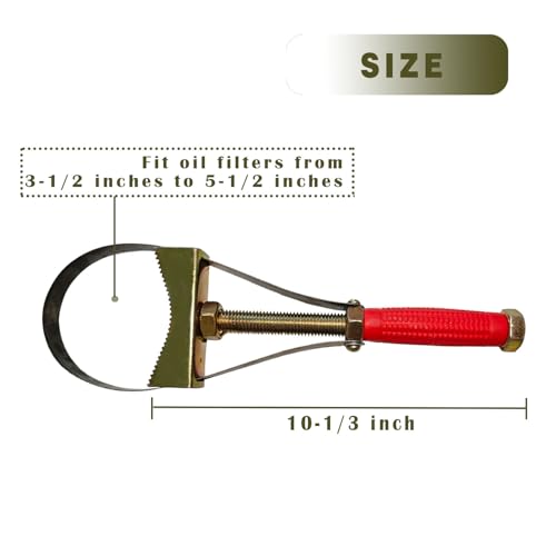 Adjustable Oil Filter Wrench Removal Tool,Heavy Duty Oil Filter Wrenches