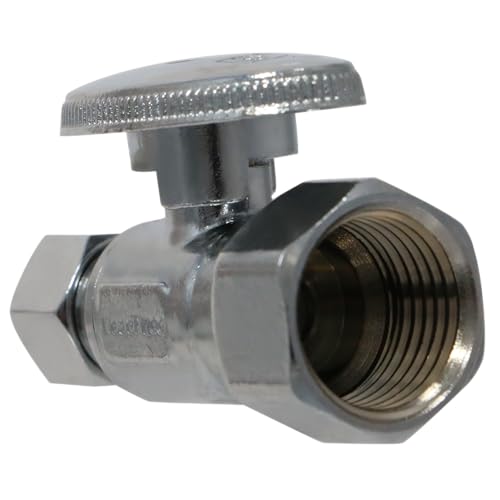 XFITTING 1/2 Inch Female NPT x 3/8 OD Compression Straight Valve, 30-1-4=5XX, 5 Pieces - size: .5" FNPT x .375" Straight