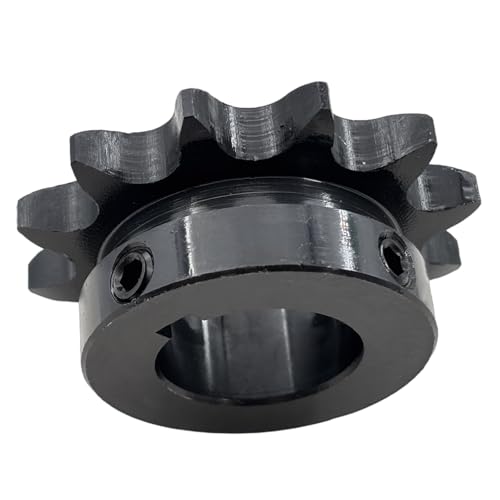 #50 Roller Chain Sprocket Type B 1 1/8 inch Bore 12 Tooth, Hardened Antirust 1045 Steel Drive Sprockets 50B12-1 1/8