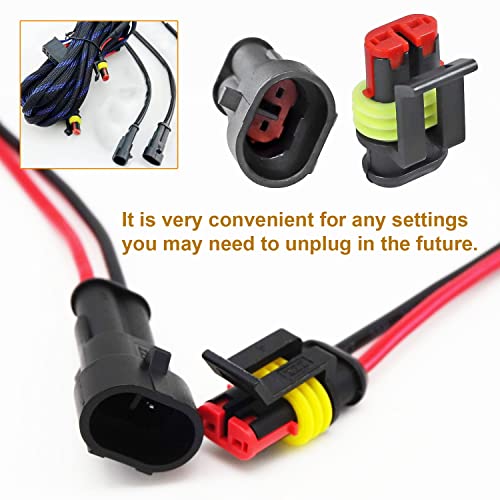 800pcs 1/2/3/4/5/6 Pin Connector Automotive Electrical Waterproof Connector - style: 800 pcs