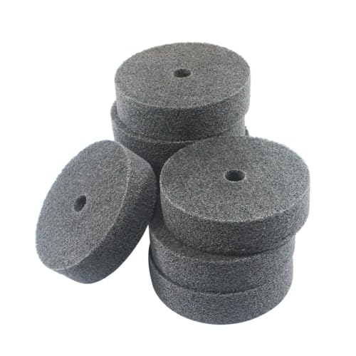 8 Pcs 3'' Abrasive Fiber Buffing Polishing Wheels - size: 3 inches