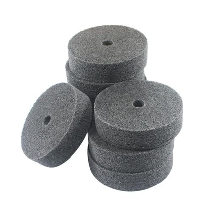 8 Pcs 3'' Abrasive Fiber Buffing Polishing Wheels - size: 3 inches