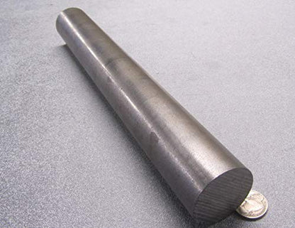 1045 Carbon Steel Round Rod, 1.625" Diameter x 1 Ft. Length, 1 Pc.