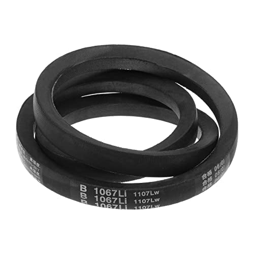 HARFINGTON B-1067 V-Belts Drive Belt 1067mm(42") Inner Girth 17mm Top Width B Section Rubber for Power Transmission - size: 1067mm