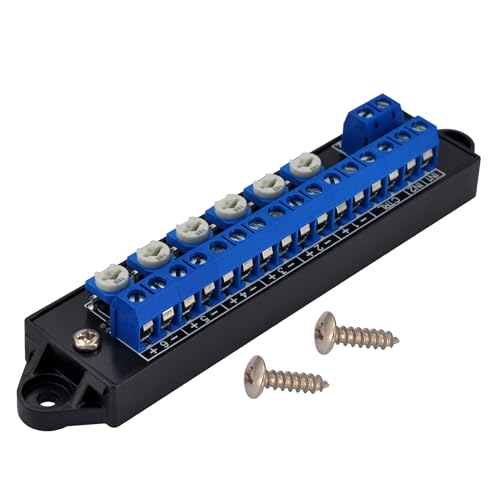 Dimmer Control 6-Lights LED Hub Distribution Module, AC/DC 5 to 24V Input, for HO/N/O Train Model. OONO D-1660BP