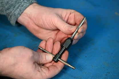 Century Drill & Tool 98501 T-Handle Tap Wrench, 0"-1/4", 3.0-6.0mm - size: 0" to 1/4", 0.00 to 6.0M