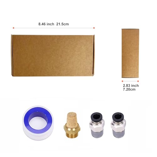 RIH Pneumatic Foot Pedal Valve1/4 NPT Pressure Control Foot Switch with Silencer (3Way 2Position(FV320)) - style: 3Way 2Position(FV320)