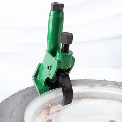 Manual Tire Bead Breaker, Adjustable Hammer Tires Changer Fit for 38 and 42 inches Tire Operation, ATV, Golf Cart, Tractors, Trucks, Heavy Duty Tires Repair (Green(Manual)) - color: Green(Manual)