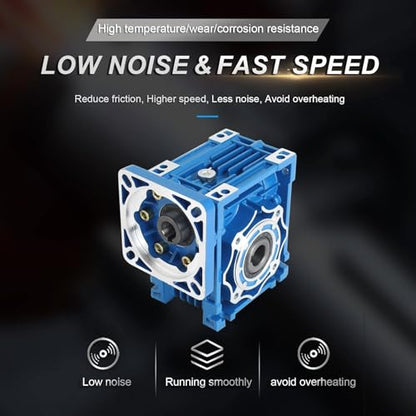 CNCTOPBAOS NMRV040 Worm Gear Reducer Gearbox 30:1 for Nema34 Stepper Motor - style: 30:1
