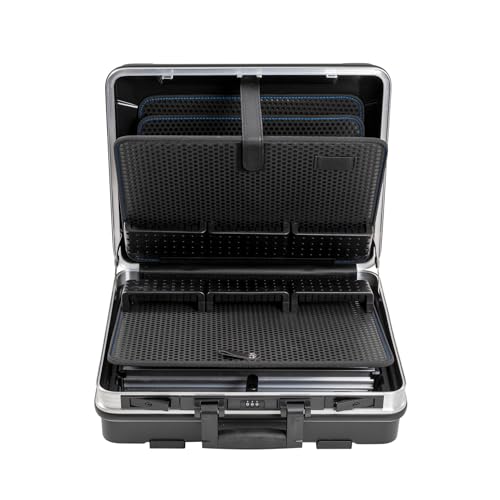 B&W BASE tool case with MODULE tool storage system (ABS case, volume 28.1 l, 46.3 x 35.5 x 17.1 cm inner) 120.02/M, tools not included - size: 46,3 x 35,5 x 17,1 cm - small, style: module tool holder systems