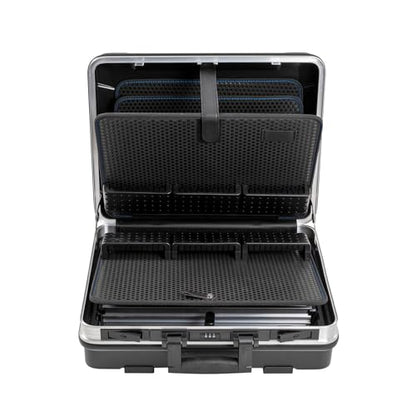 B&W BASE tool case with MODULE tool storage system (ABS case, volume 28.1 l, 46.3 x 35.5 x 17.1 cm inner) 120.02/M, tools not included - size: 46,3 x 35,5 x 17,1 cm - small, style: module tool holder systems