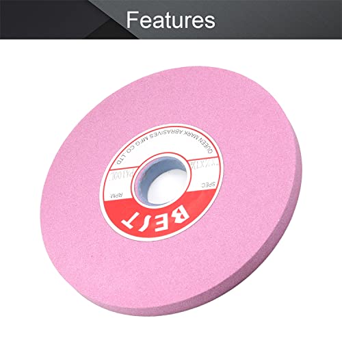 7-Inch 100-Grit Bench Grinding Wheel Chrome Corundum - size: 100#