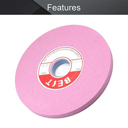 7-Inch 100-Grit Bench Grinding Wheel Chrome Corundum - size: 100#