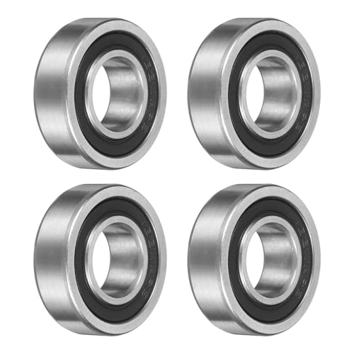 uxcell 4Pcs 12268-2RS Non-Standard Ball Bearings 12mm ID x26mm OD x8mm T - size: 12268-2RS