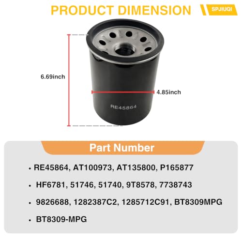 RE45864 Transmission Hydraulic Oil Filter for John Deere 5045D 3025