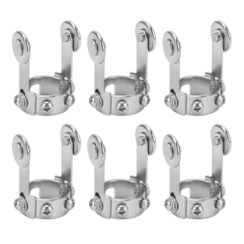 6Pcs Plasma Cutter Roller Guide Wheel, Stainless Steel Compass Stand Off Handheld Welding Torch Accessories, 1.5cm / 0.6in Standard Diameter, for PT31 Cutter Head