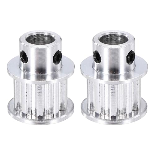 MECCANIXITY 2 Pcs Aluminium Timing Pulley, XL 10 Teeth 8mm Bore Synchronous Wheel Timing Belt Pulley 5.08mm Pitch 11mm Slot Width for Belt, CNC Machine, 3D Printer - size: 8x5.08x11mm