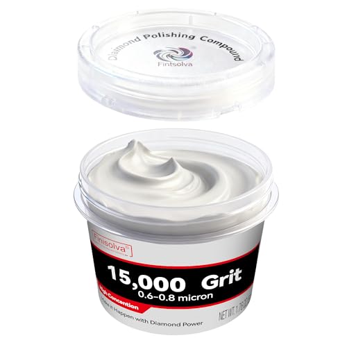Diamond Paste Polishing Compound, 15,000 Grit, 50 G/1.76 Oz, Mirror Finish - size: 15,000Grit, style: 1.78 oz (50g)