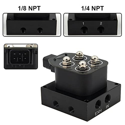 Air Ride Controller With Control Box and Remote - color: Valver With Controller, size: NO pressure gauge