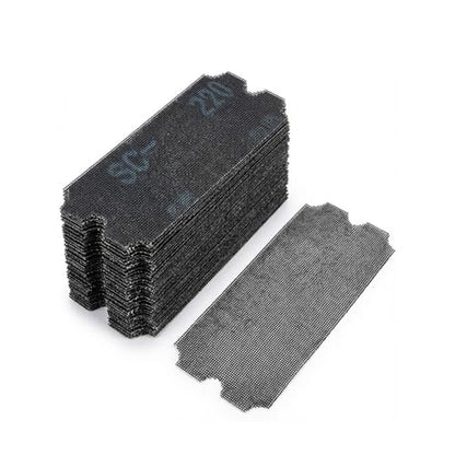 Drywall Sanding Screen Mesh Sheet, 15 Pack Drywall Sandpaper 80 Grit, 4-3/16" x 11-1/4" Dual-Sided Wet Dry Mesh Sandpaper for Drywall, Wood, Metal, Auto - style: 80 Grit