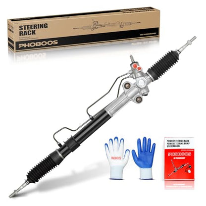 PHOBOOS Hydraulic Power Steering Rack and Pinion Fit for Mitsubishi Montero - size: 26-2165